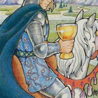 Rycerz Kielichów (pucharów). Pojawia się i znika